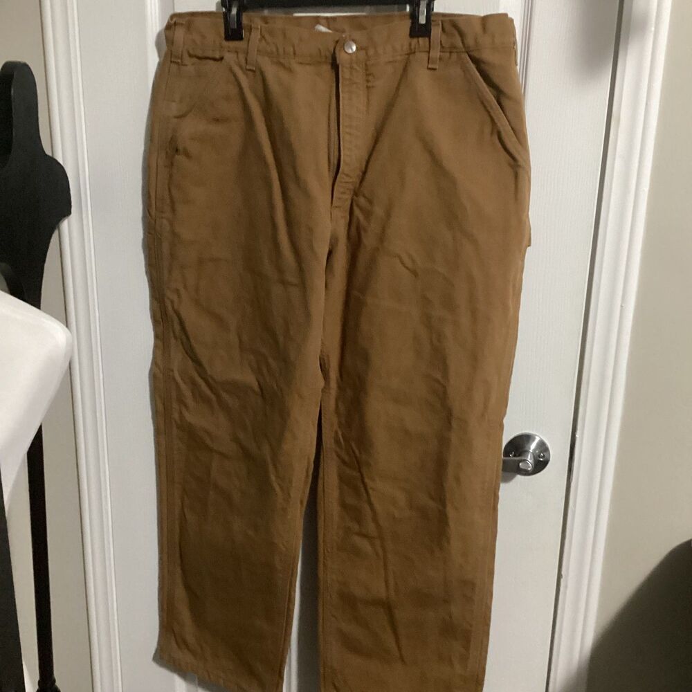 Carhartt Men’s Cargo Pants Brown/Tan Work Trousers